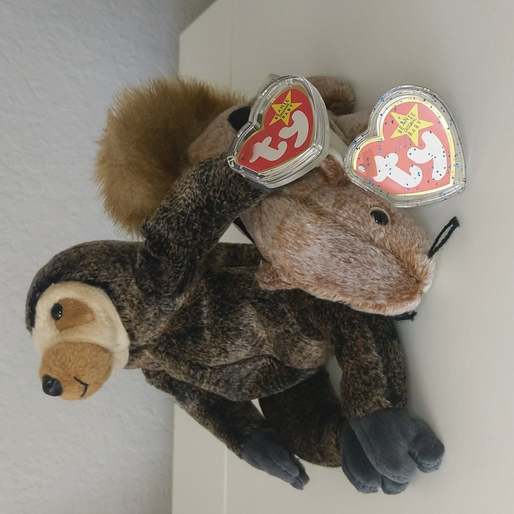 TY Beanie Baby - Slowpoke & Chipper 1999